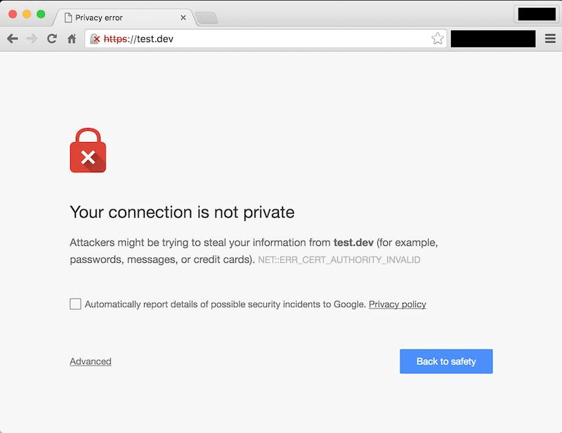 Diagram: Self-Signed Certificate