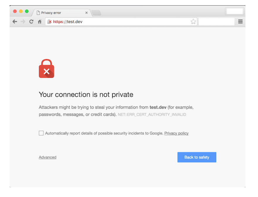 Diagram: Self-Signed Certificate